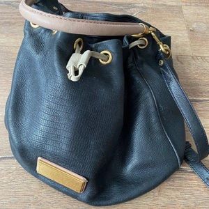Marc Jacobs Black Leather Bucket Bag